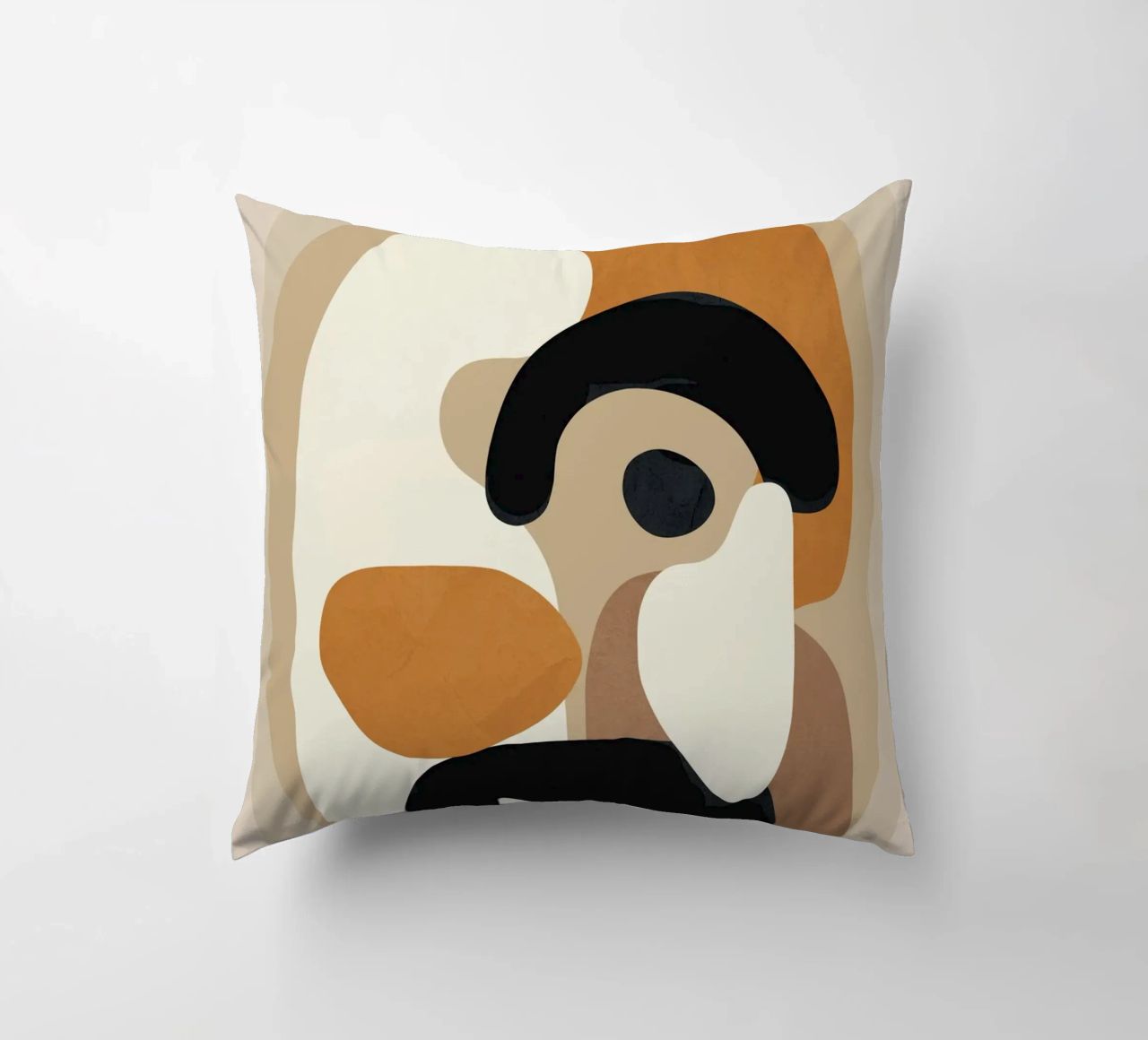 Minimal Abstract Shape Art 3 cuscino da Flow Line