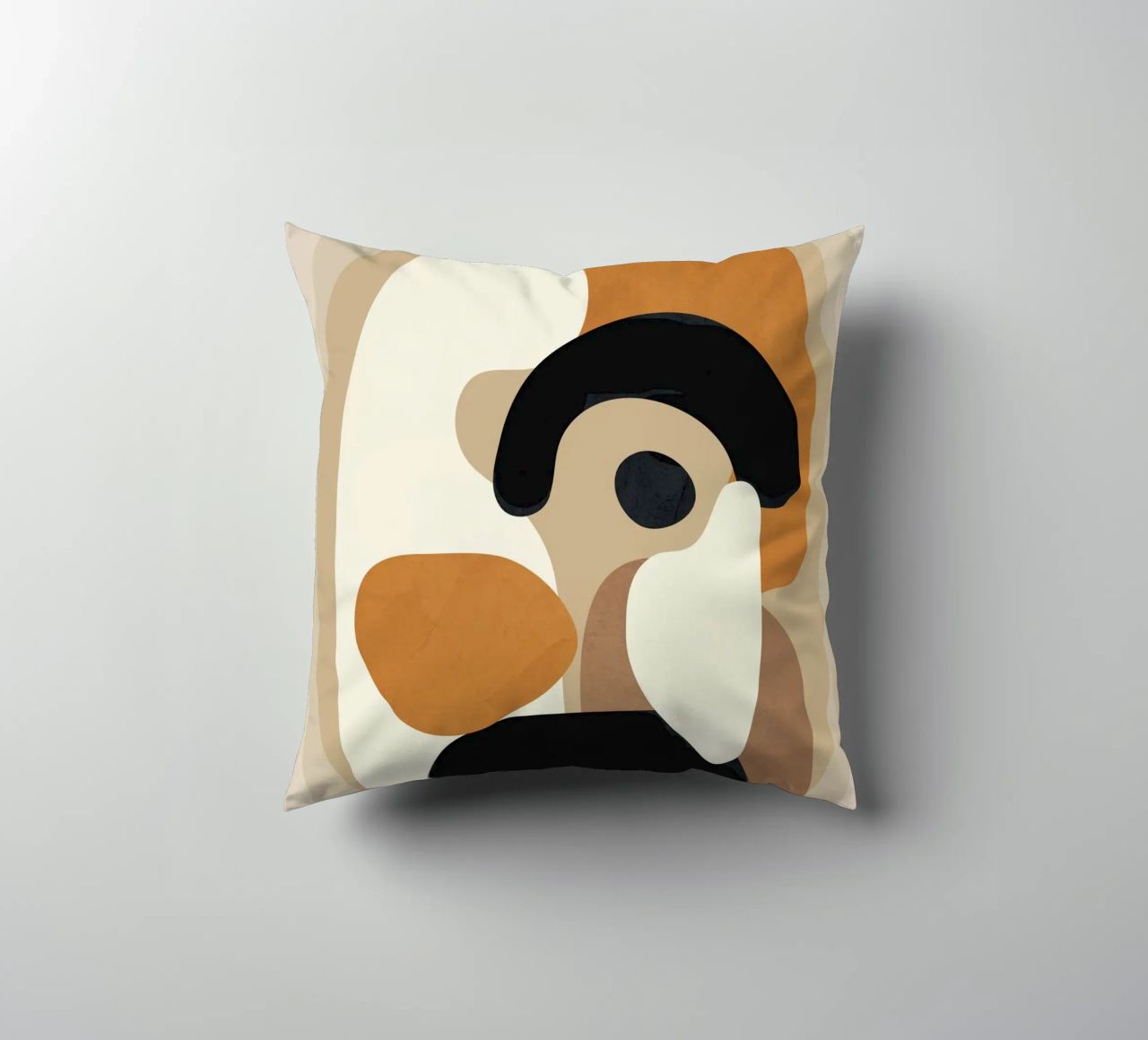 Minimal Abstract Shape Art 3 cuscino da Flow Line