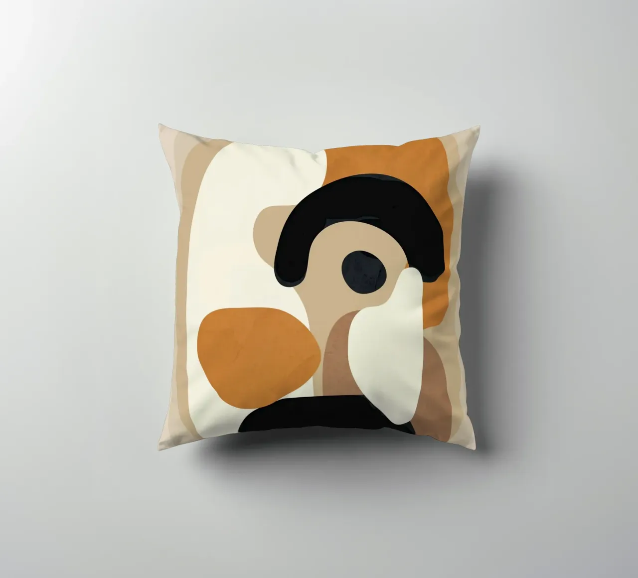 Minimal Abstract Shape Art 3 cuscino da Flow Line