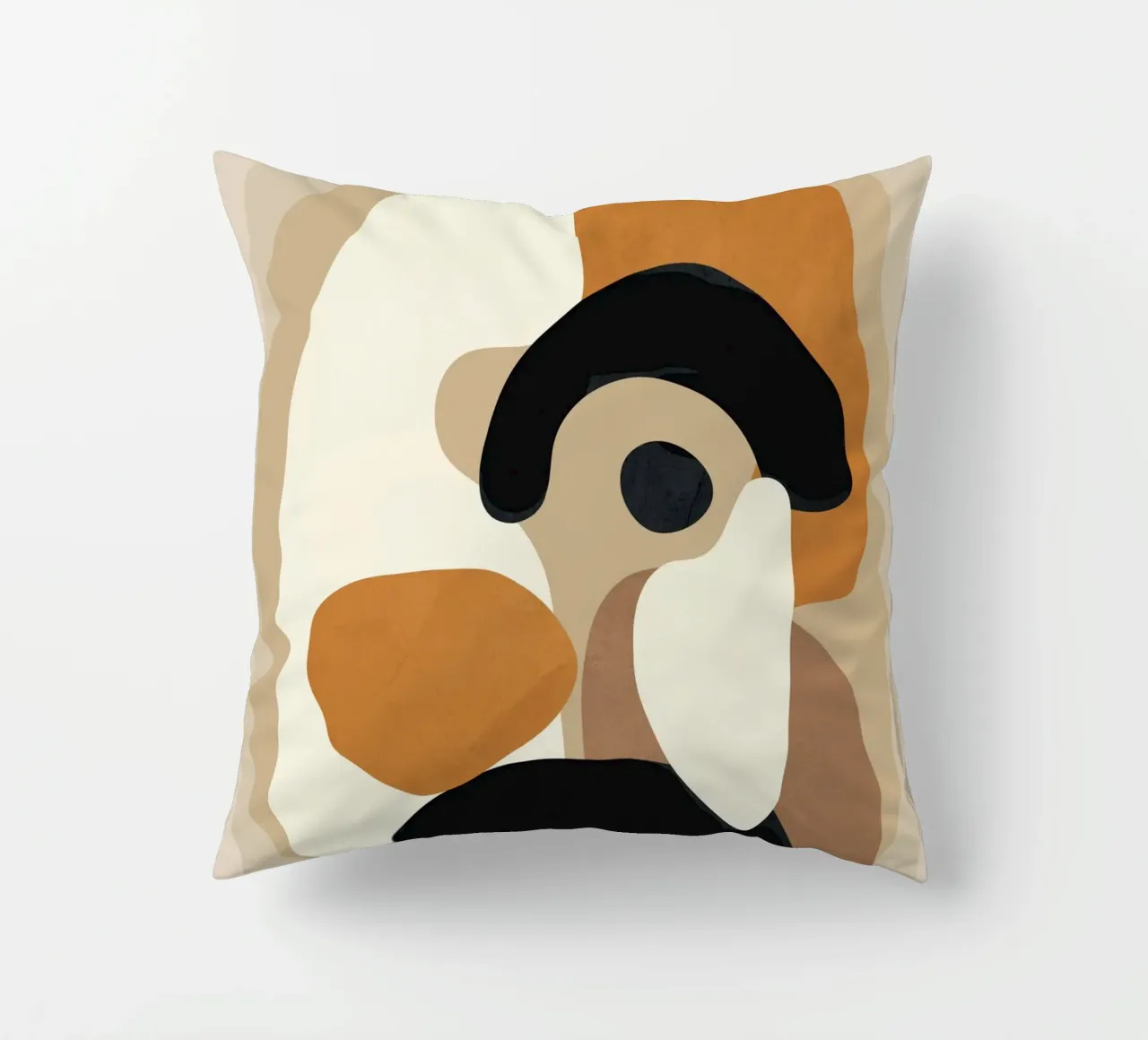 Minimal Abstract Shape Art 3 cuscino da Flow Line