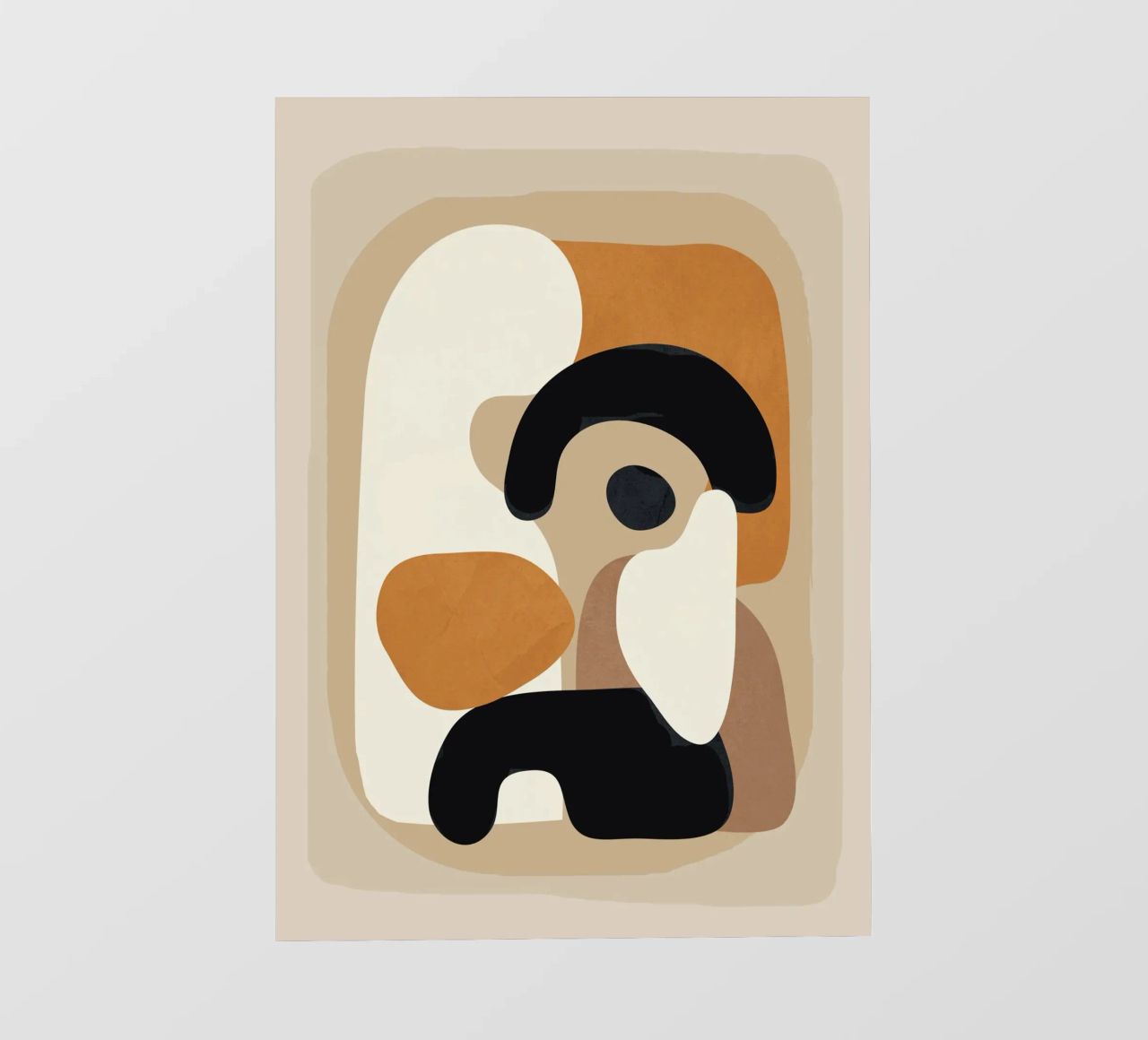 Minimal Abstract Shape Art 3 telo in pvc da Flow Line