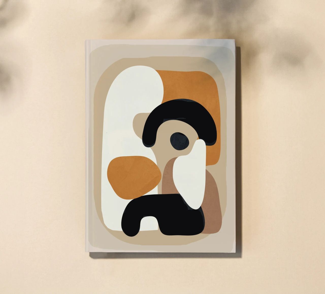 Minimal Abstract Shape Art 3 notebook by Flow Line