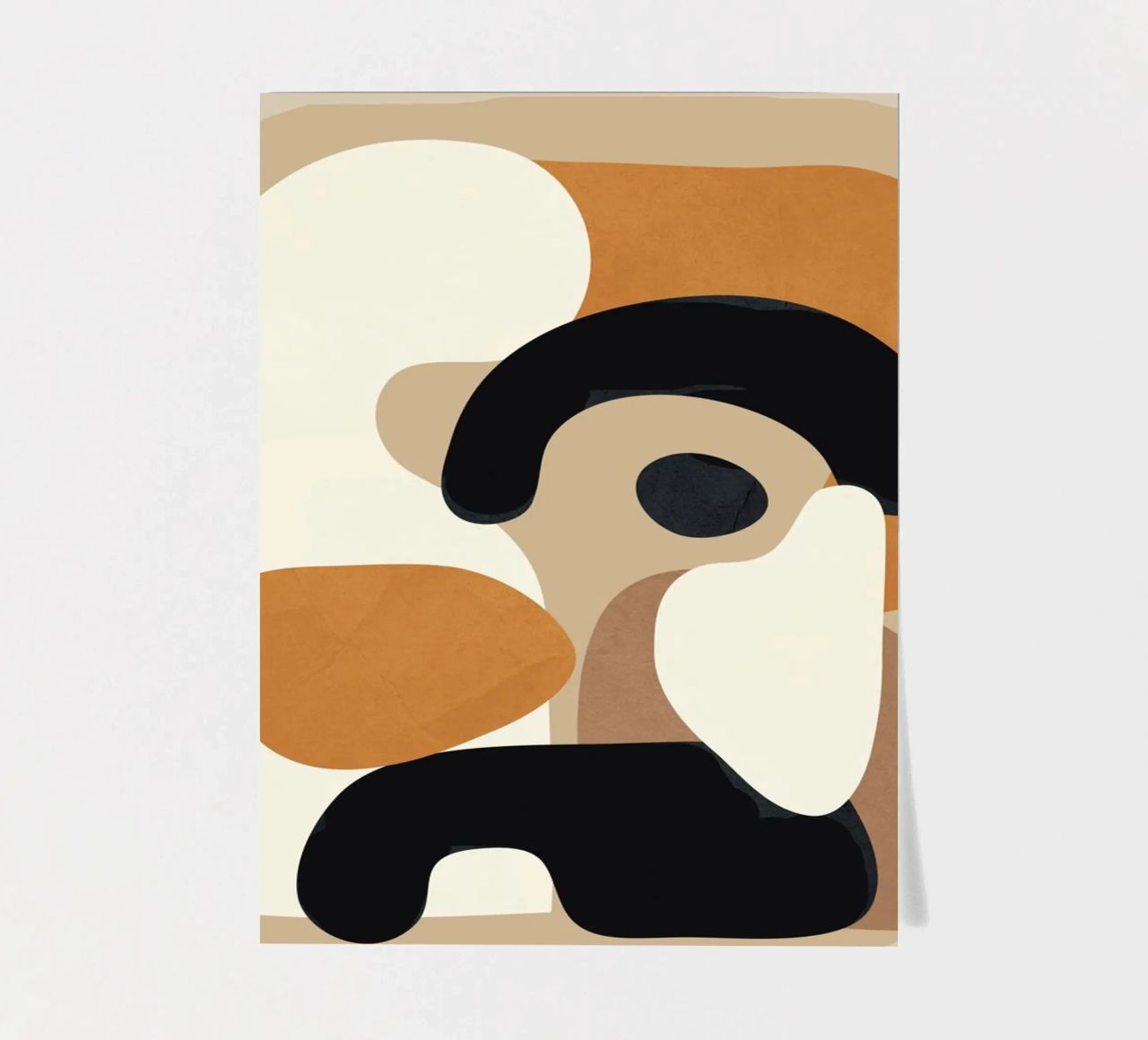 Minimal Abstract Shape Art 3 foglio adesivo da Flow Line