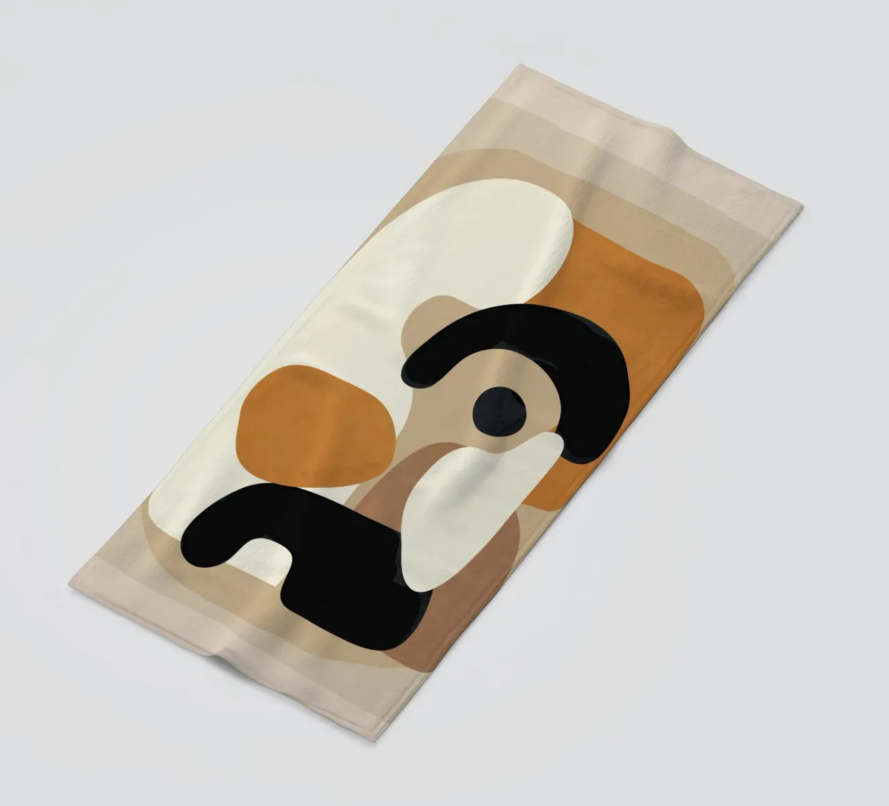 Minimal Abstract Shape Art 3 telo mare da Flow Line