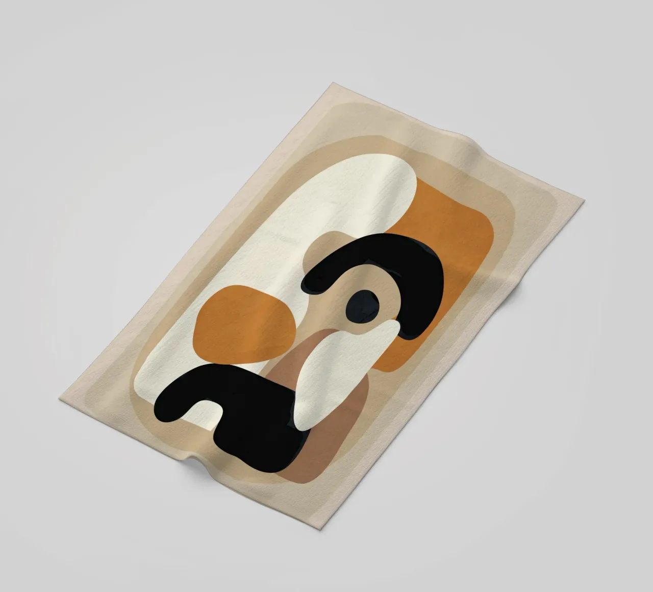 Minimal Abstract Shape Art 3 telo mare da Flow Line