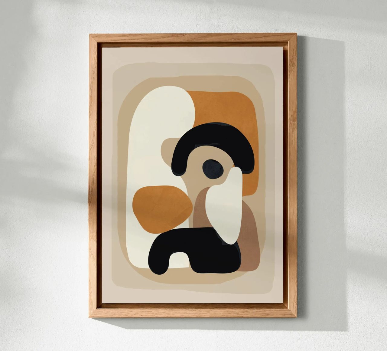 Minimal Abstract Shape Art 3 alluminio dibond da Flow Line
