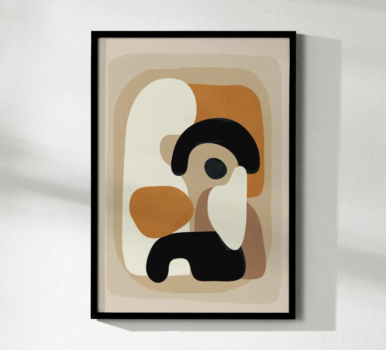 Minimal Abstract Shape Art 3 hahnemühle de Flow Line