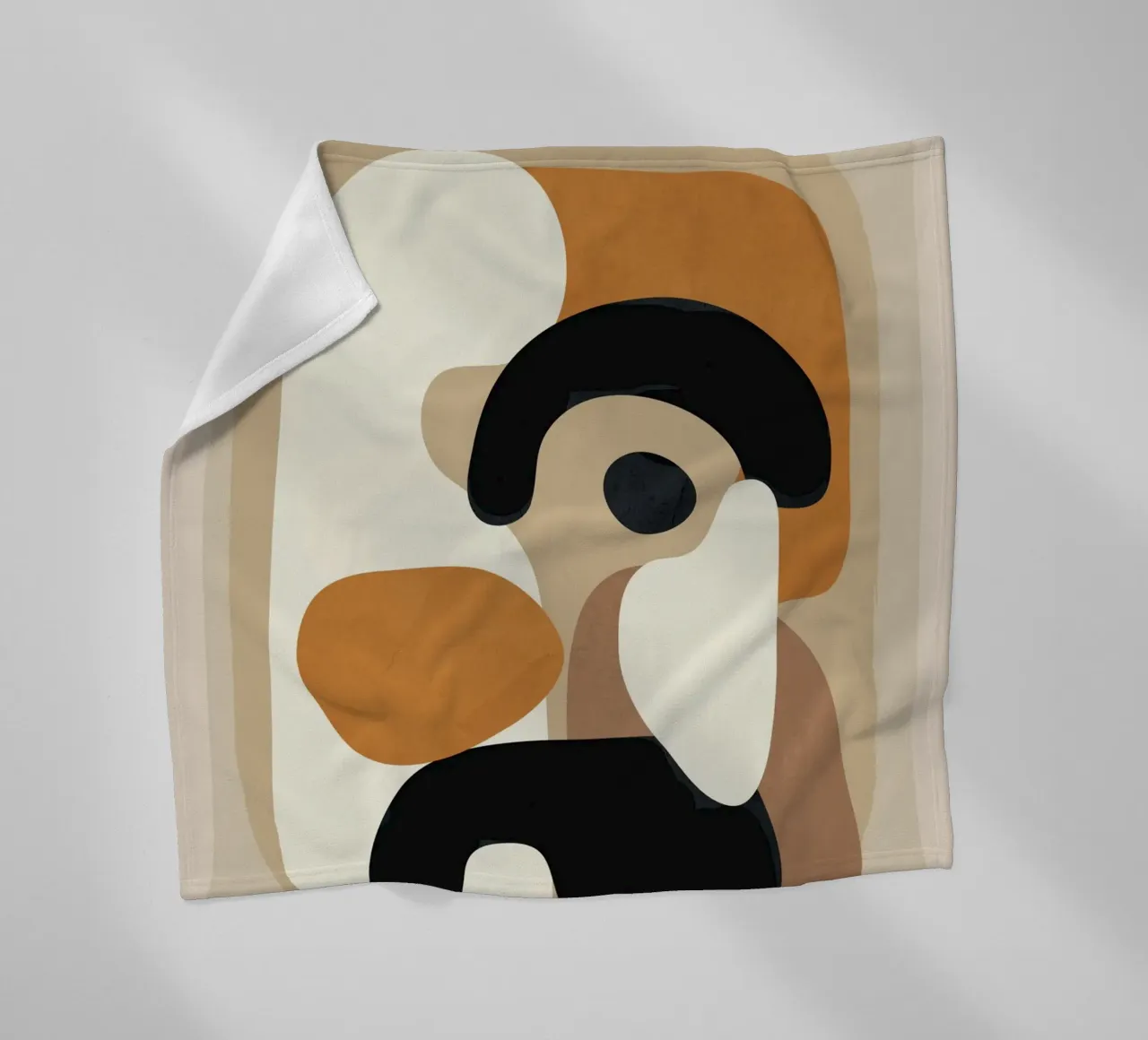 Minimal Abstract Shape Art 3 coperta in pile da Flow Line