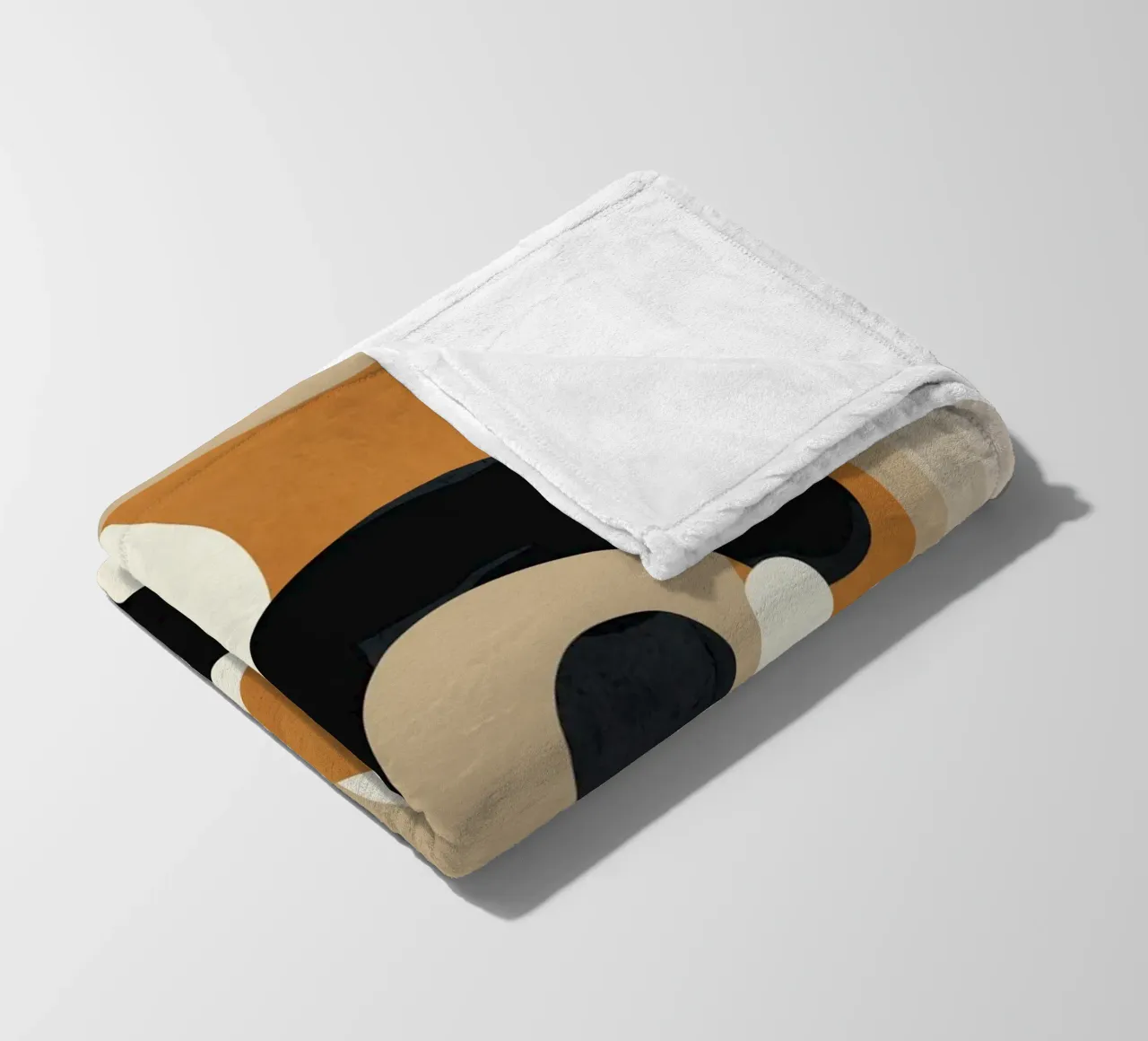 Minimal Abstract Shape Art 3 coperta in pile da Flow Line