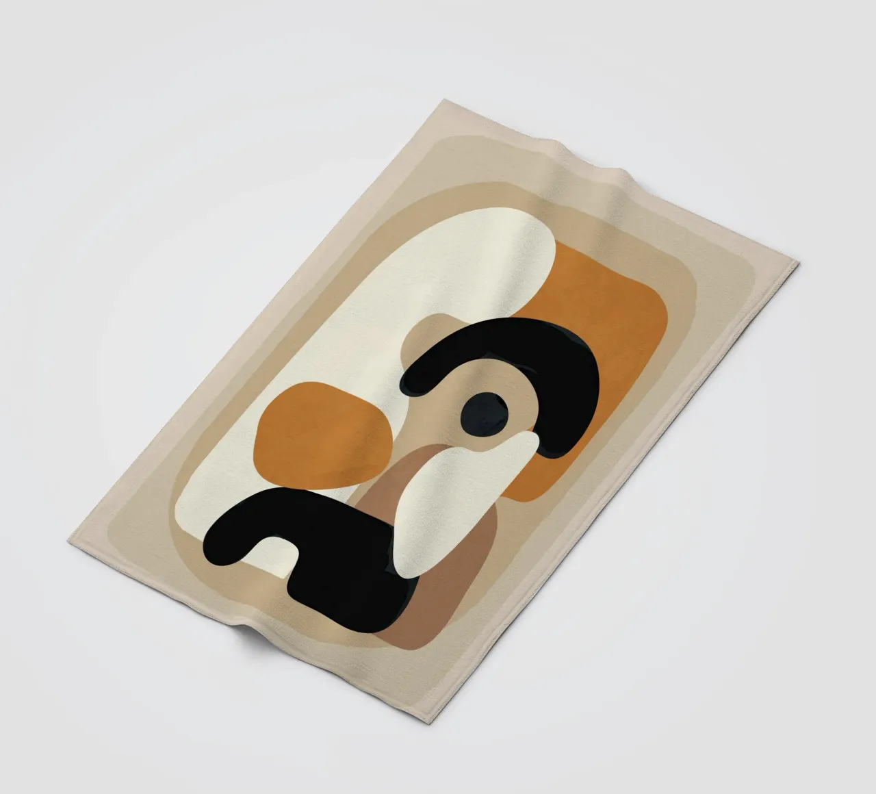 Minimal Abstract Shape Art 3 coperta in pile da Flow Line