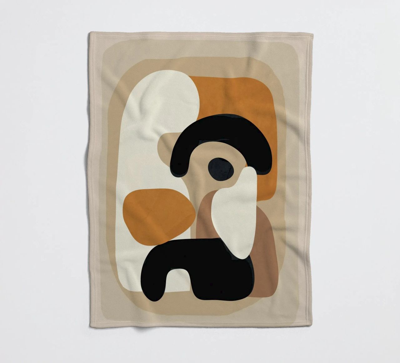 Minimal Abstract Shape Art 3 coperta in pile da Flow Line