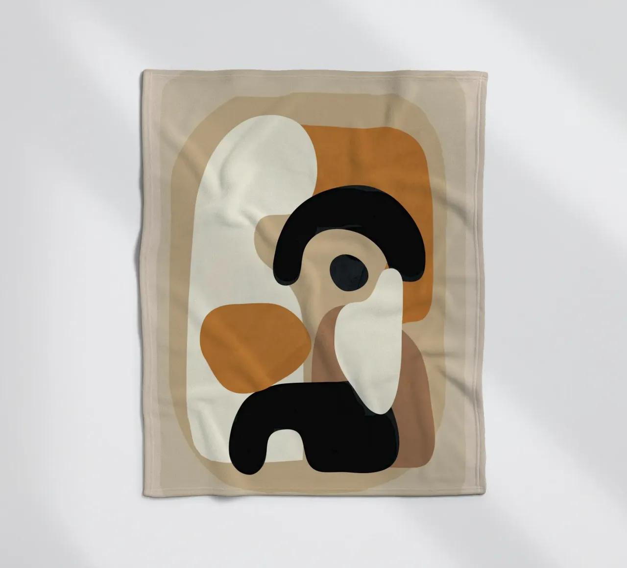 Minimal Abstract Shape Art 3 coperta in pile da Flow Line