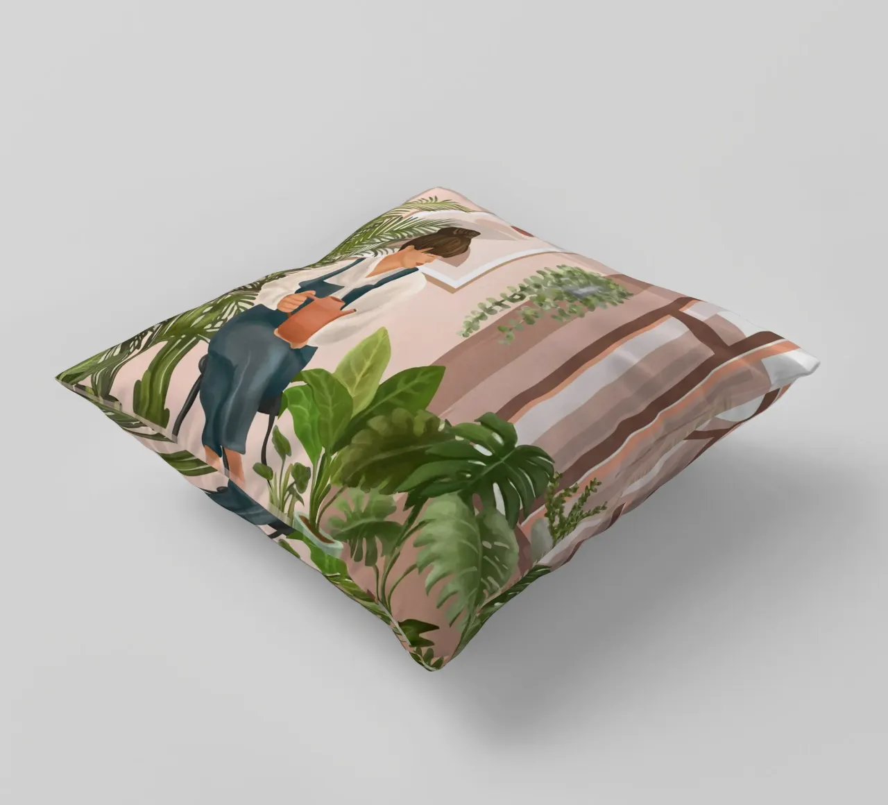 This is a place where I feel at home II decorative cushion by cityart