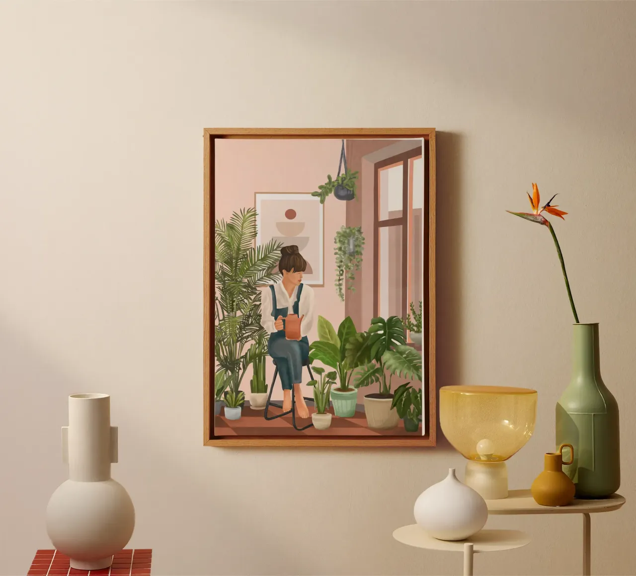 This is a place where I feel at home II tela con Cornice a cassetta da cityart