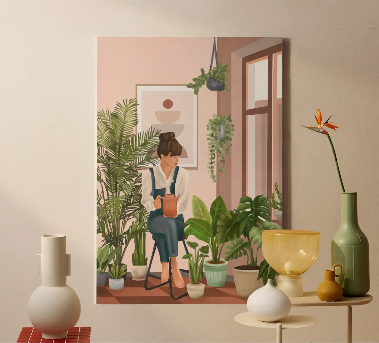 This is a place where I feel at home II tela con Cornice a cassetta da cityart