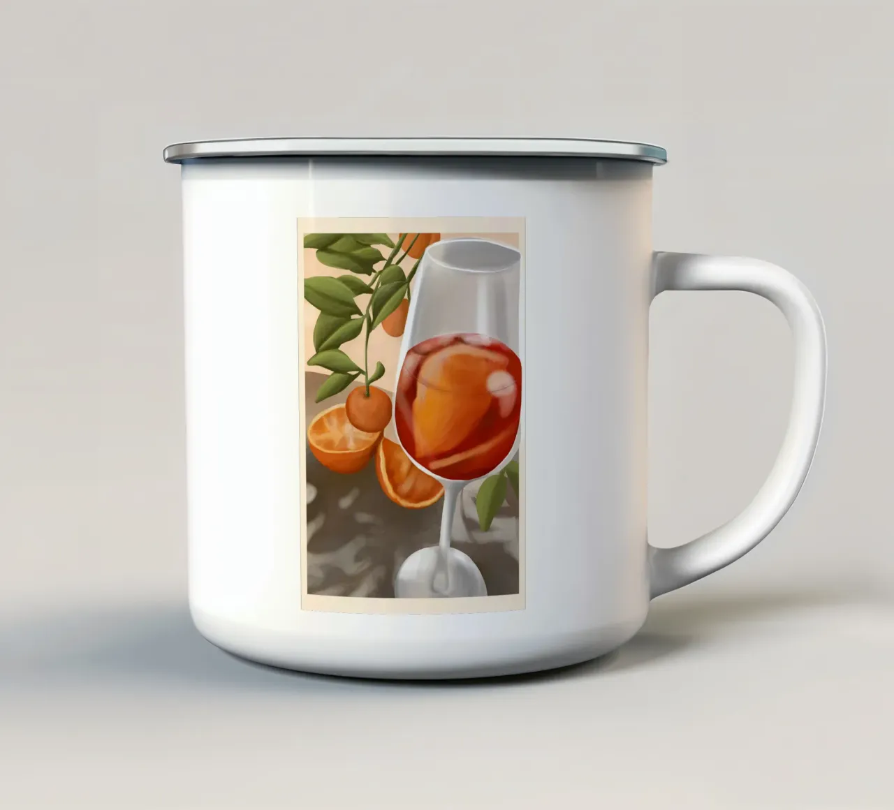 Tangerine Dream tazza in smalto da cityart