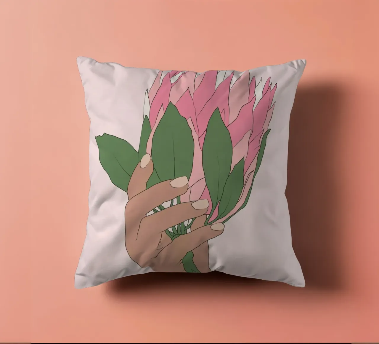 Fragrant Protea Flower cuscino da Nadjaa