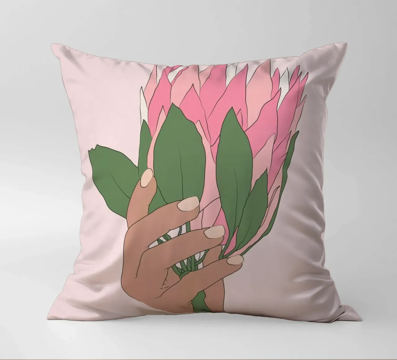 Fragrant Protea Flower cuscino da Nadjaa