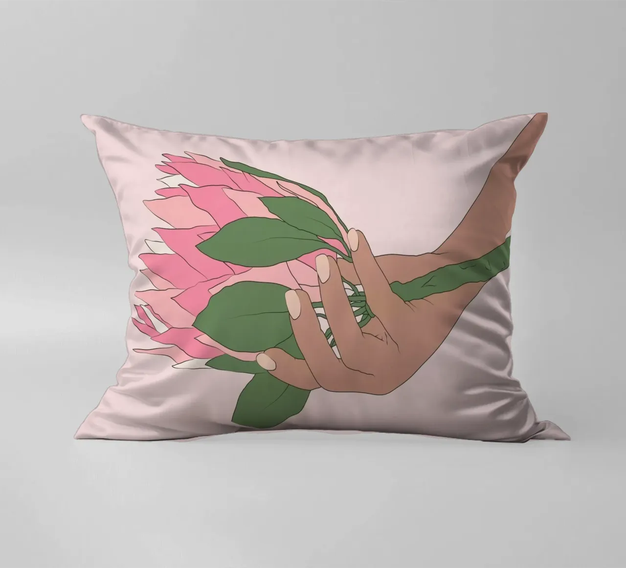 Fragrant Protea Flower cuscino da Nadjaa
