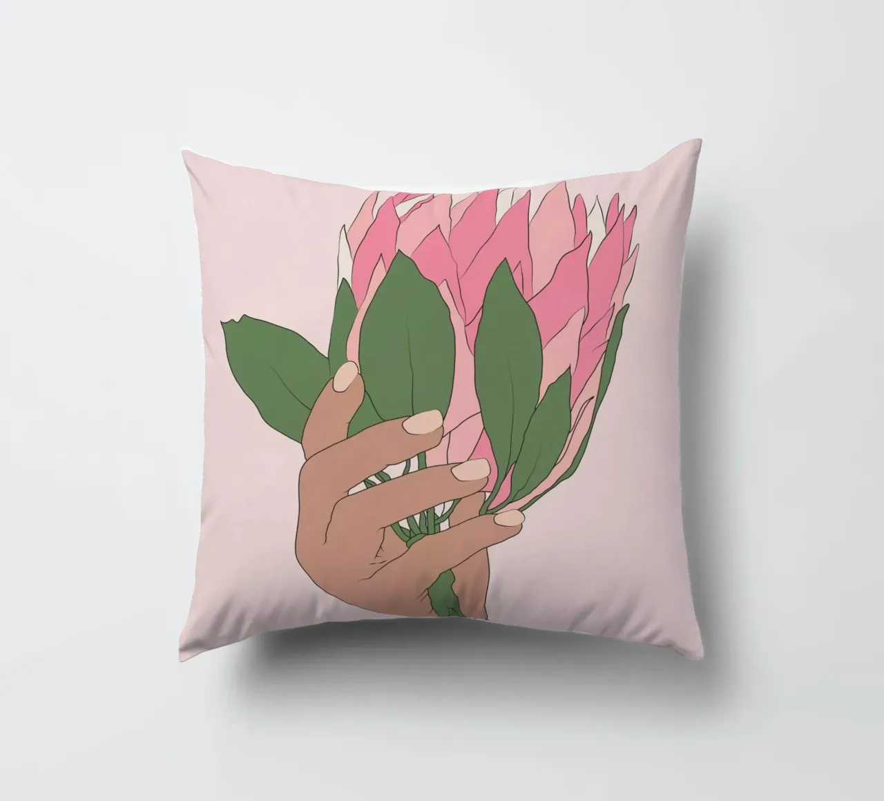 Fragrant Protea Flower cuscino da Nadjaa
