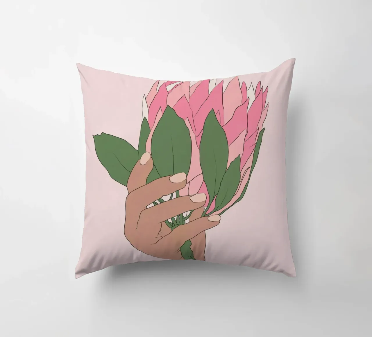 Fragrant Protea Flower cuscino da Nadjaa
