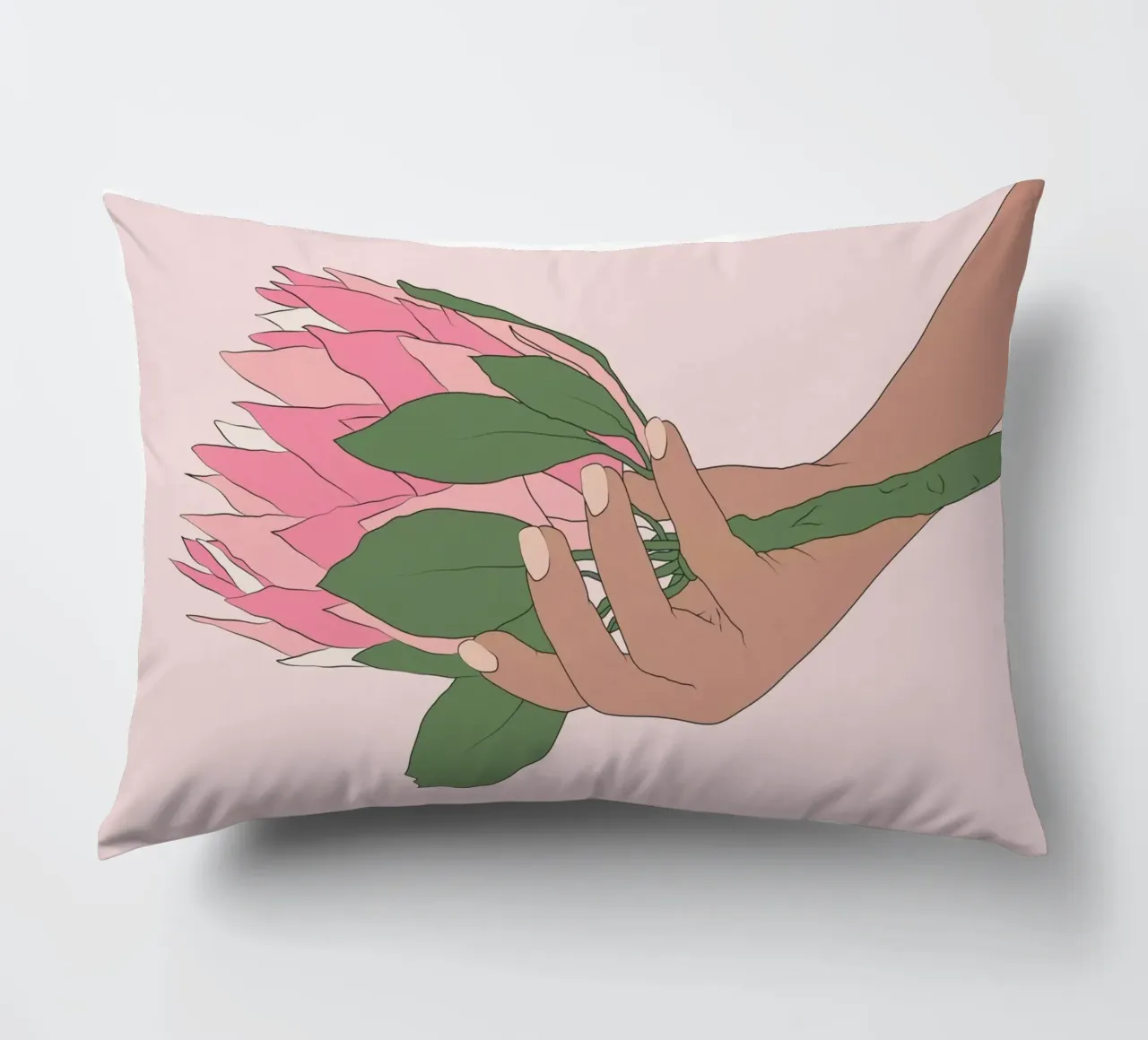 Fragrant Protea Flower cuscino da Nadjaa