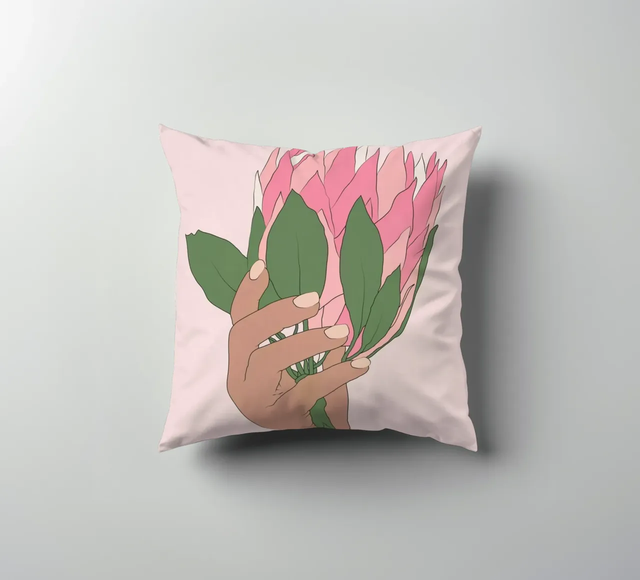Fragrant Protea Flower cuscino da Nadjaa