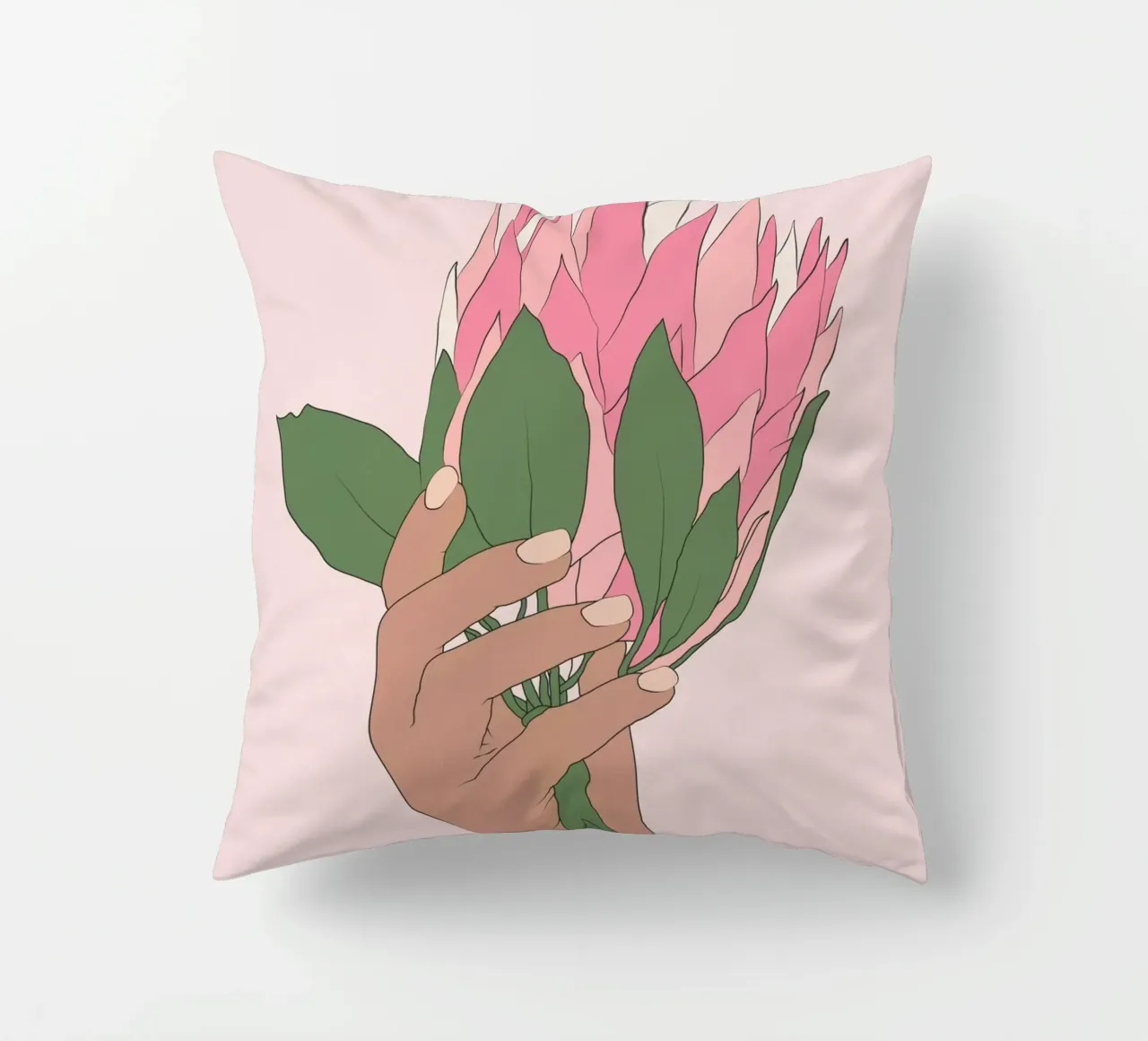 Fragrant Protea Flower cuscino da Nadjaa
