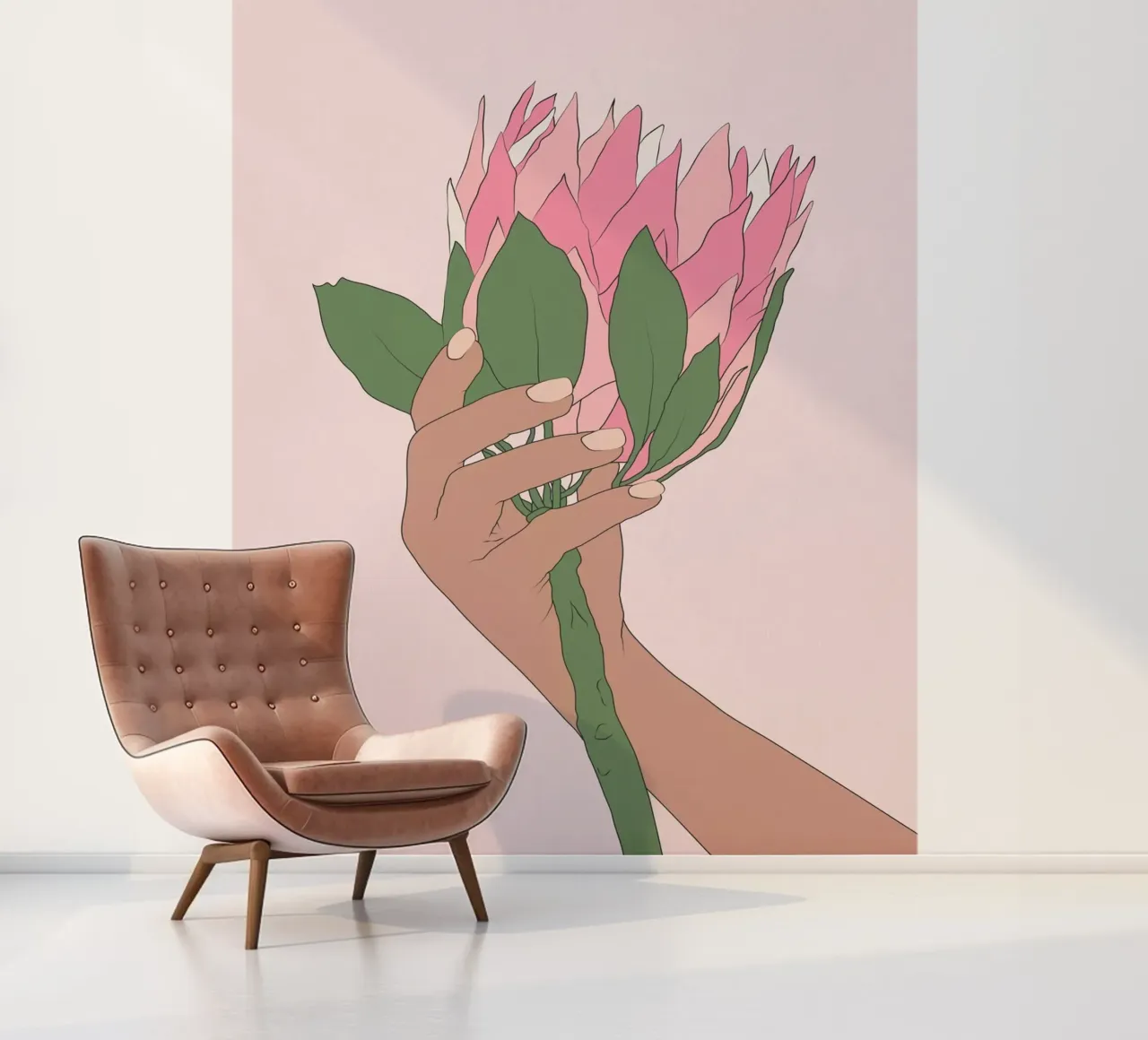Fragrant Protea Flower photo wallpaper by Nadjaa