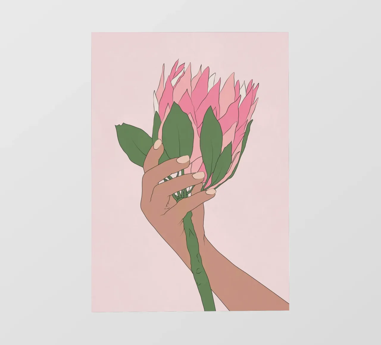 Fragrant Protea Flower photo wallpaper by Nadjaa