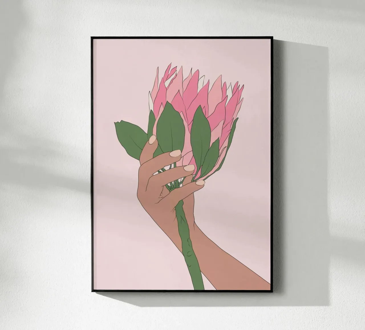 Fragrant Protea Flower plexiglass da Nadjaa