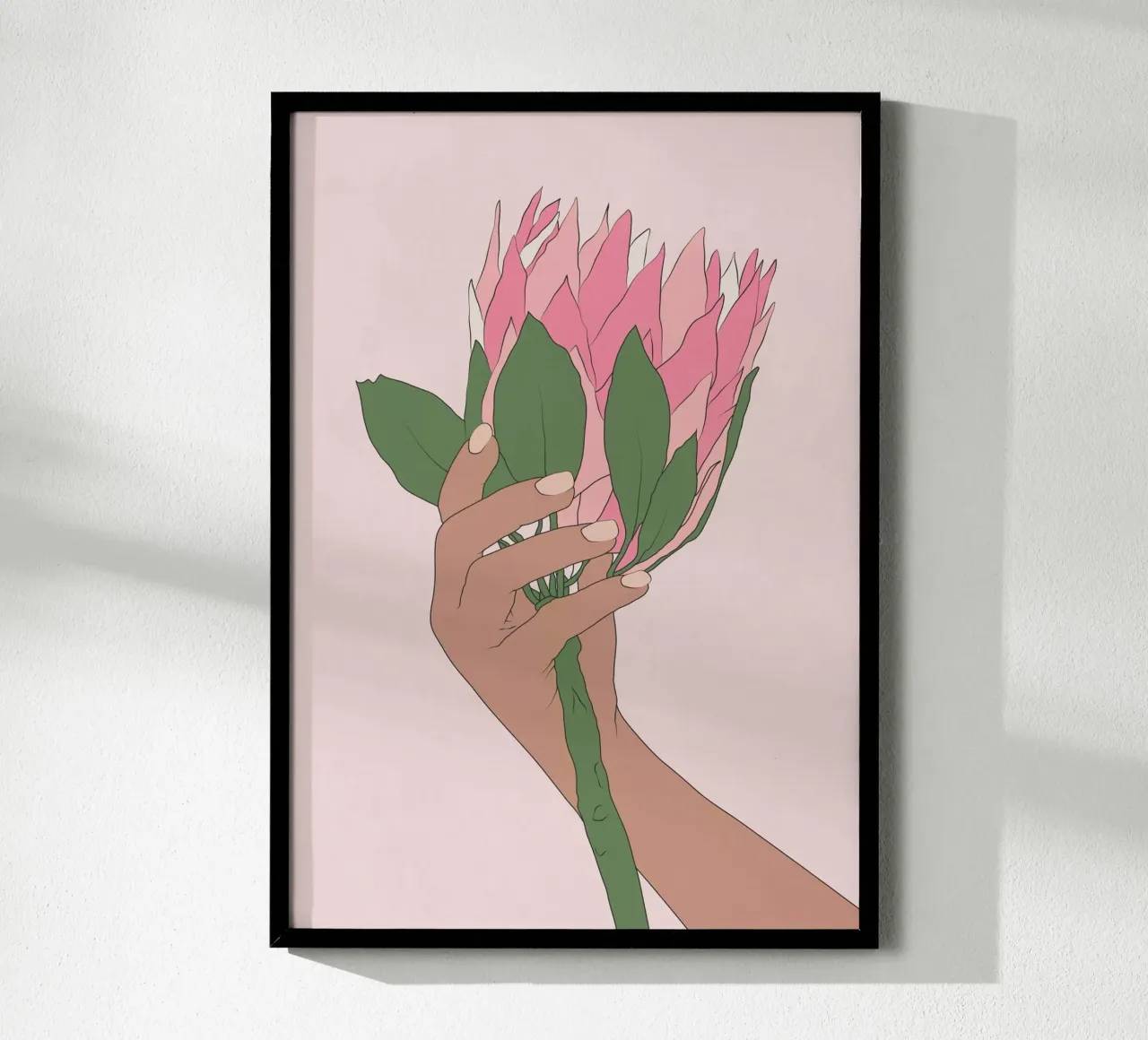 Fragrant Protea Flower carta hahnemühle da Nadjaa