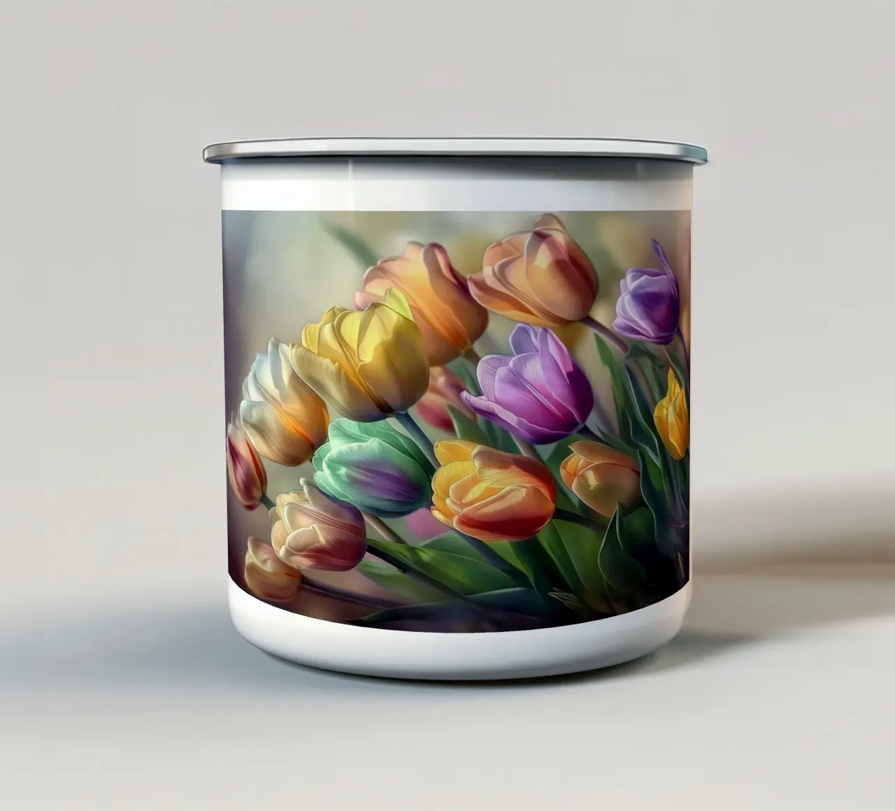 Arte da parete di Imagine tazza in smalto da Imagine