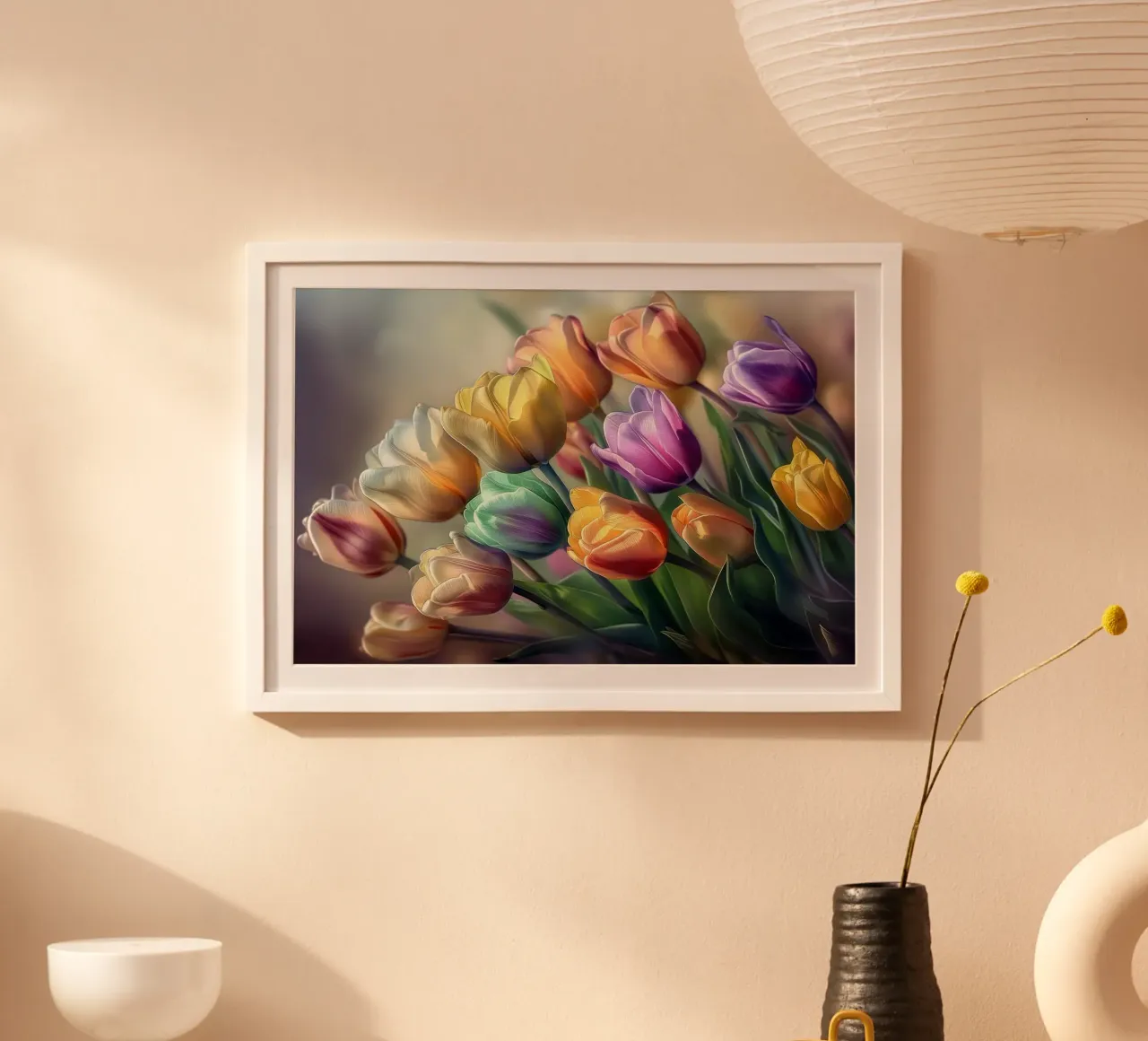 Wandkunst von Imagine Poster mit Kunststoffrahmen von Imagine