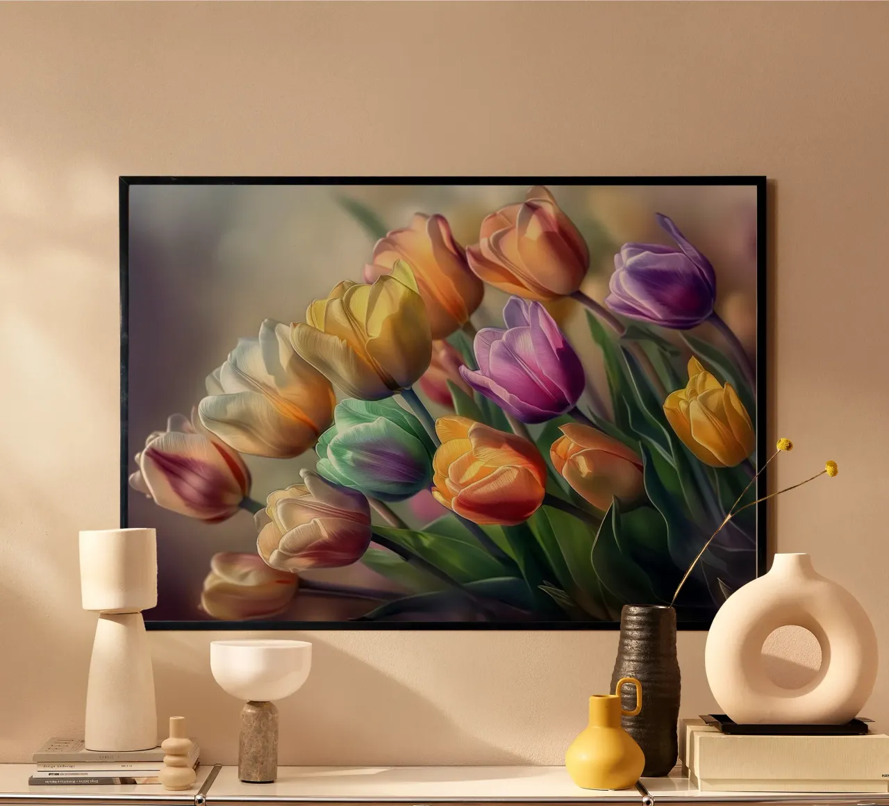 Wandkunst von Imagine Poster mit Kunststoffrahmen von Imagine