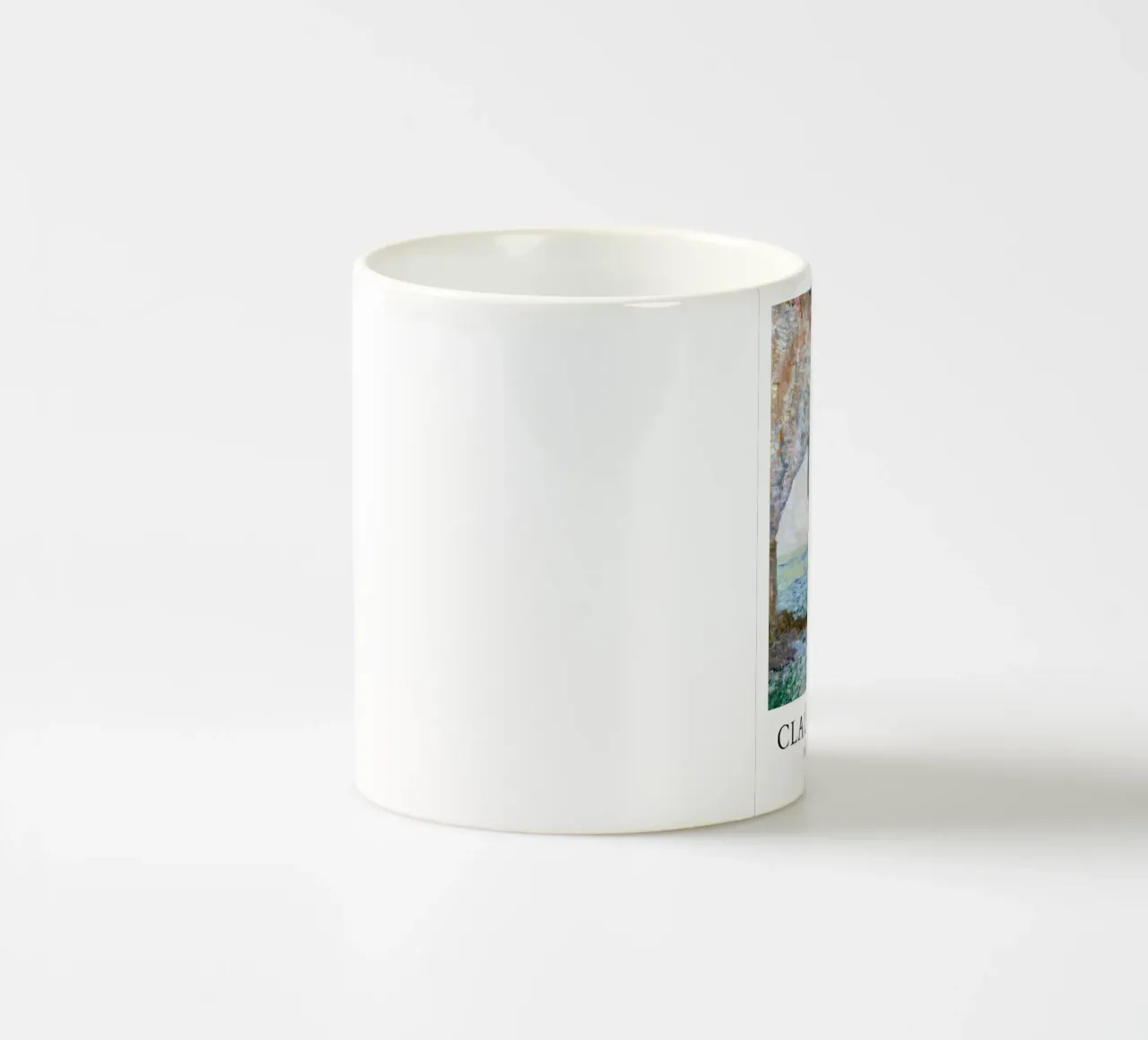Monet's Manneporte Étretat - Impressionist Cliff Art ceramic mug by ClubArt