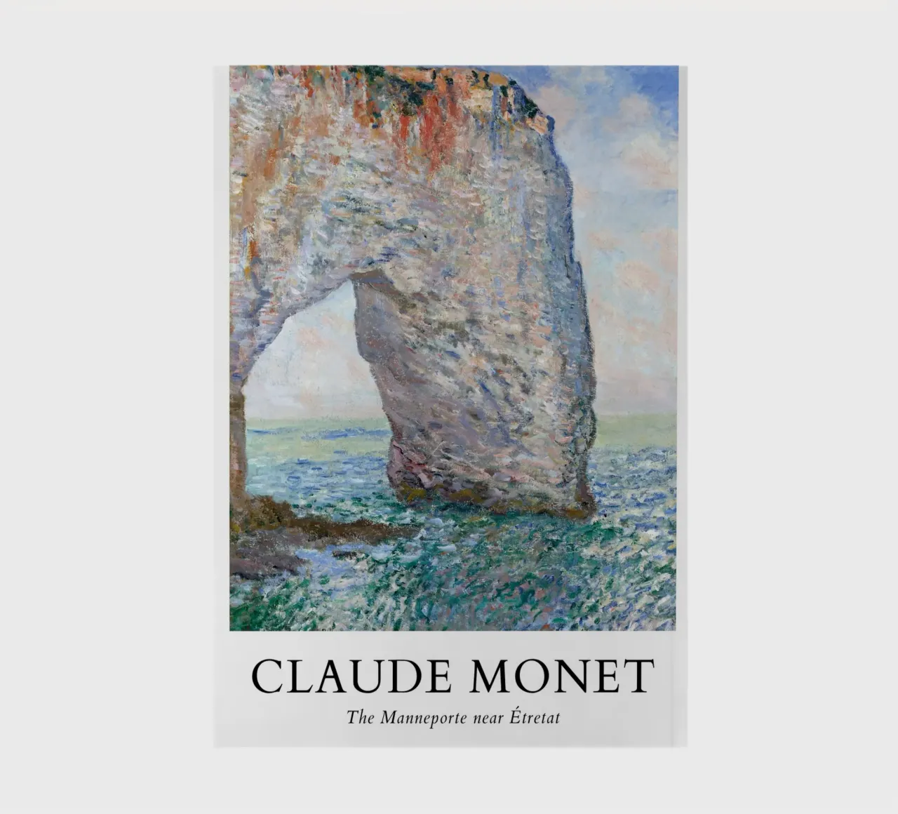 Monet's Manneporte Étretat - Impressionist Cliff Art notebook by ClubArt
