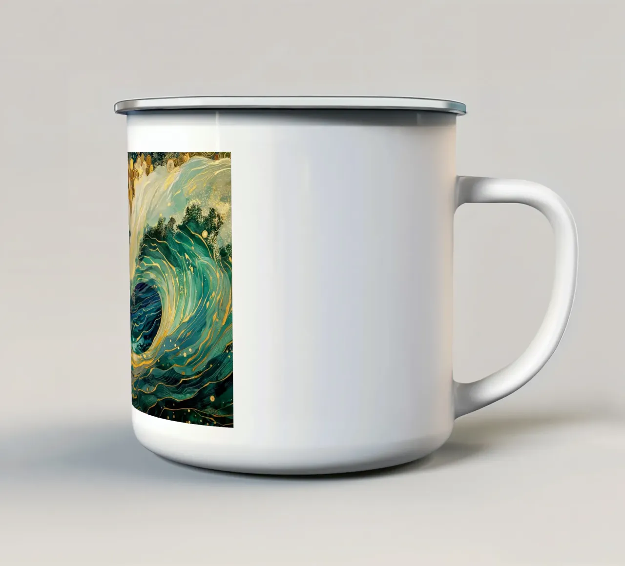 Arte da parete di Imagine tazza in smalto da Imagine