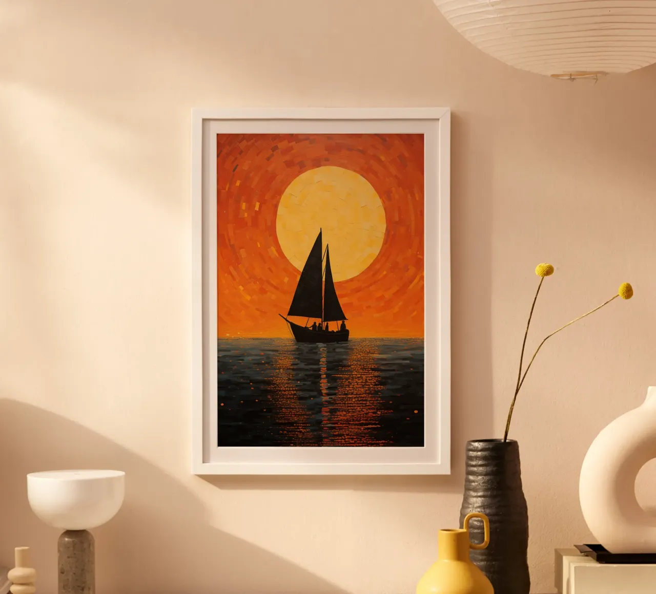 Arte da parete di Imagine poster con telaio in plastica da Imagine