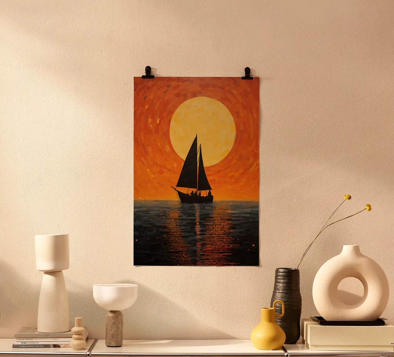 Arte da parete di Imagine poster con telaio in plastica da Imagine