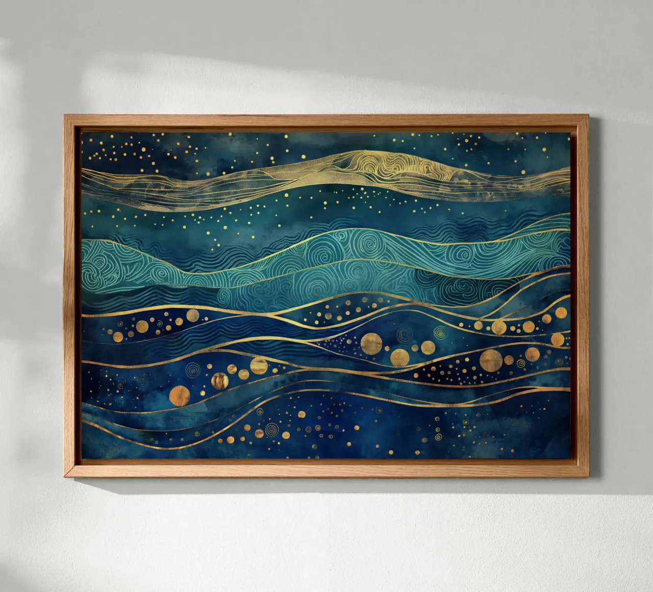 Muurkunst van Imagine canvas met Baklijst van Imagine