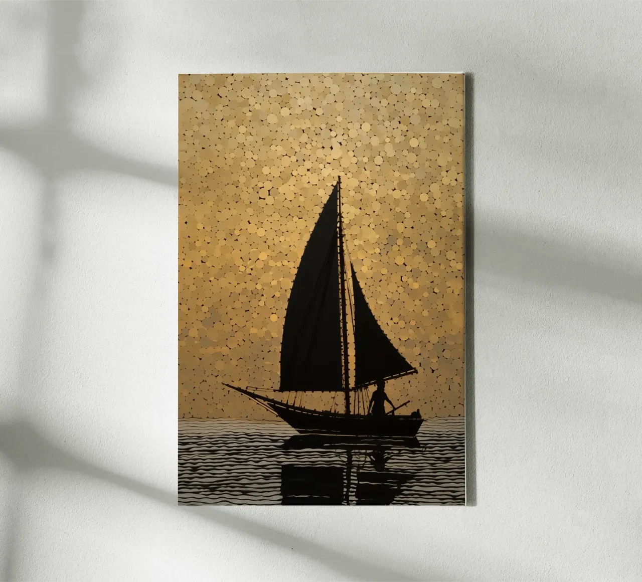 Muurkunst van Imagine canvas met Baklijst van Imagine