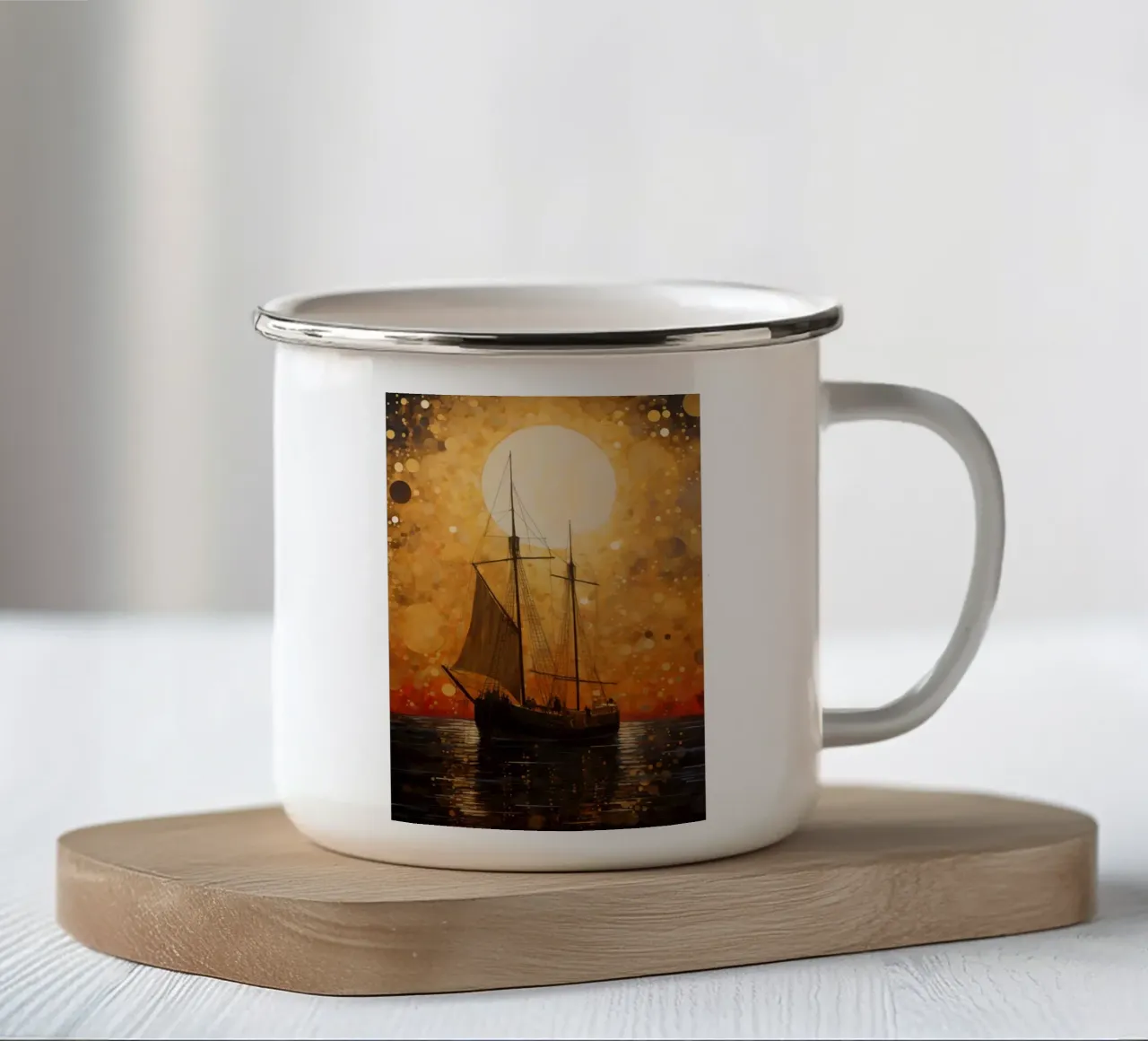 Arte da parete di Imagine tazza in smalto da Imagine