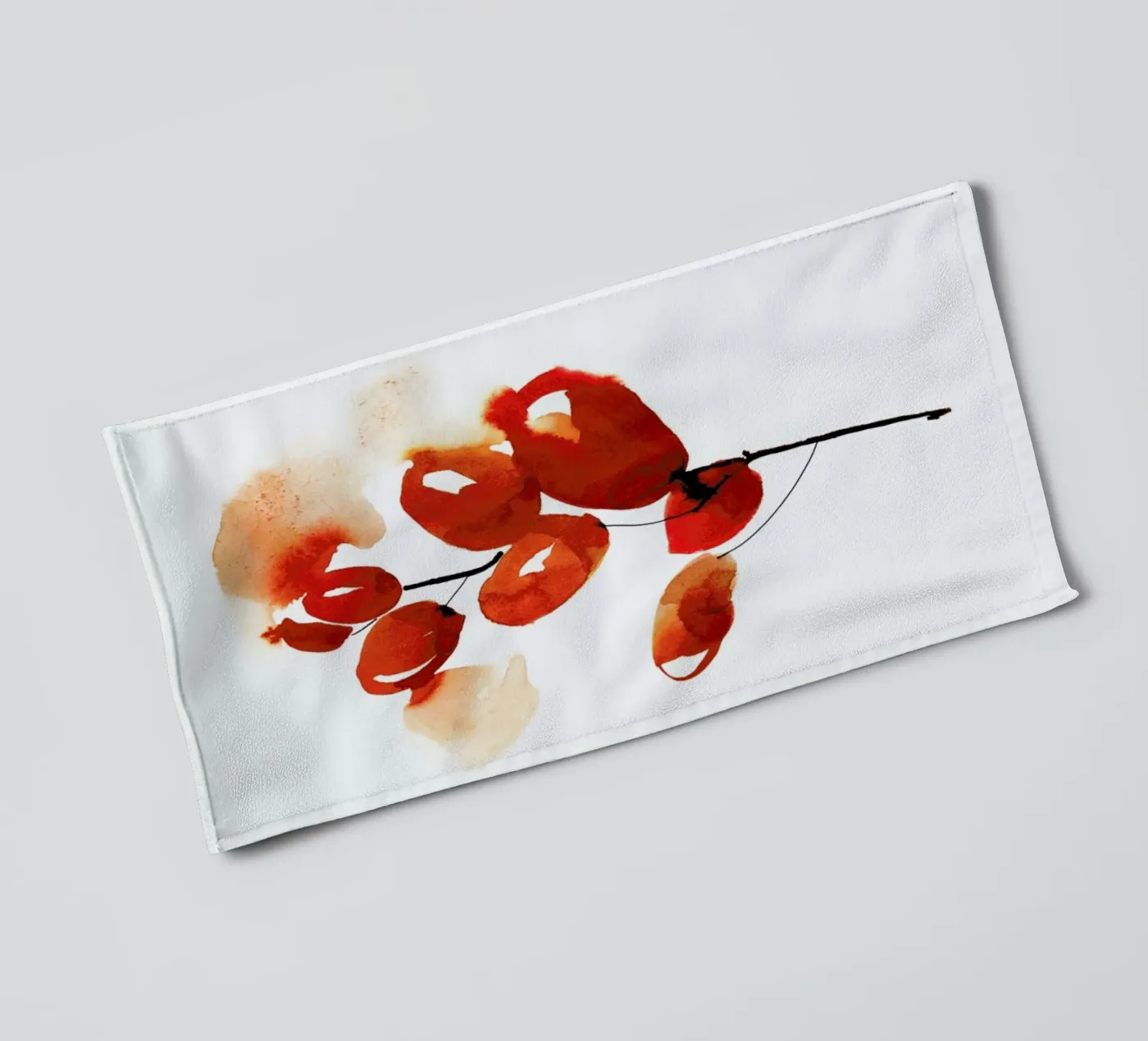 Cherries badhanddoek van Ekaterina Koroleva
