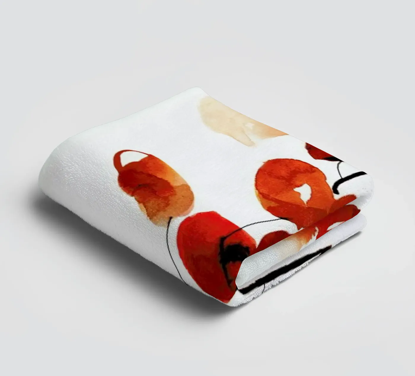 Cherries badhanddoek van Ekaterina Koroleva