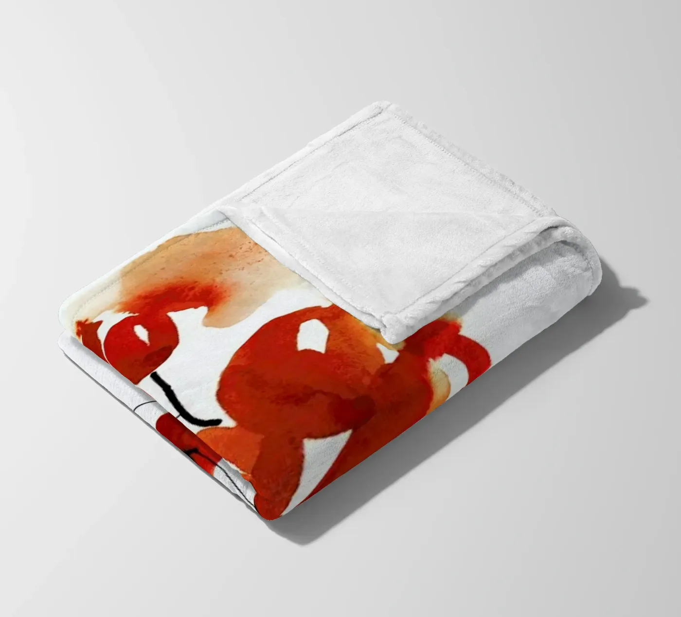 Cherries Fleecedecke von Ekaterina Koroleva