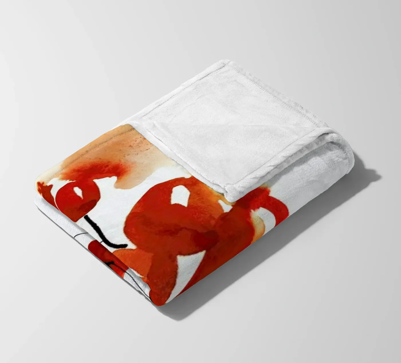 Cherries Fleecedecke von Ekaterina Koroleva