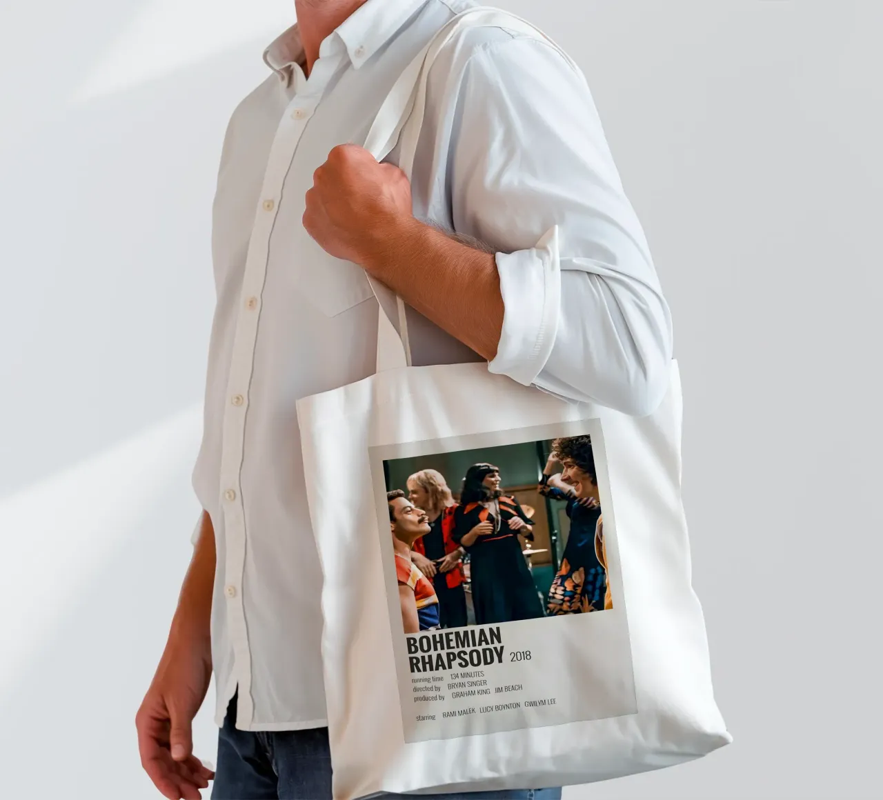 BOHEMIAN RHAPSODY 2018 tote bag by MVFminimalist