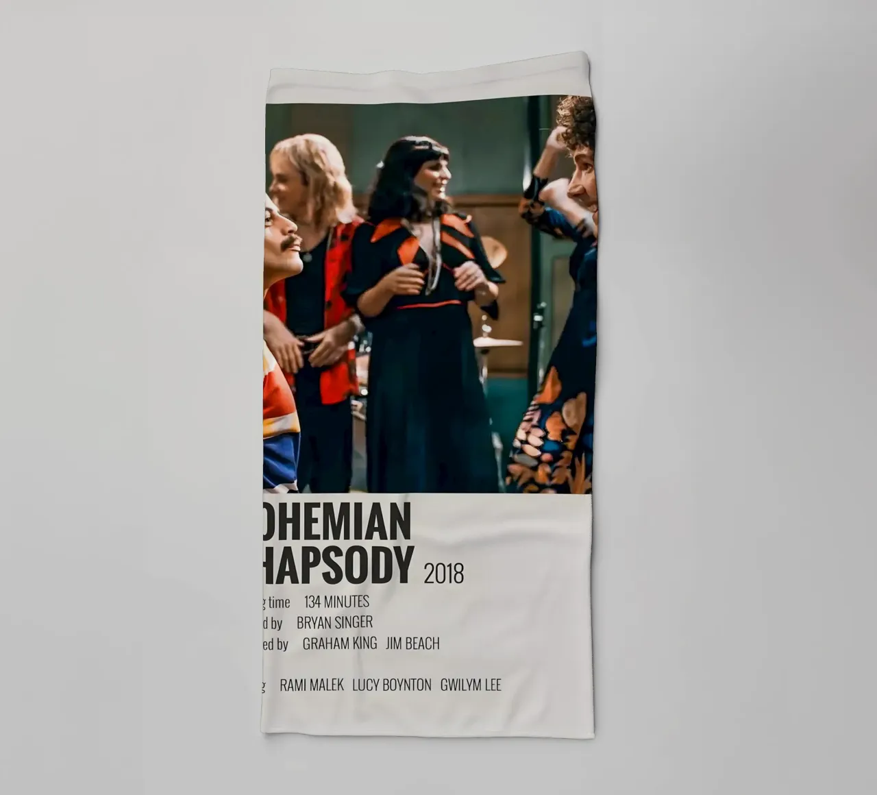 BOHEMIAN RHAPSODY 2018 towel by MVFminimalist