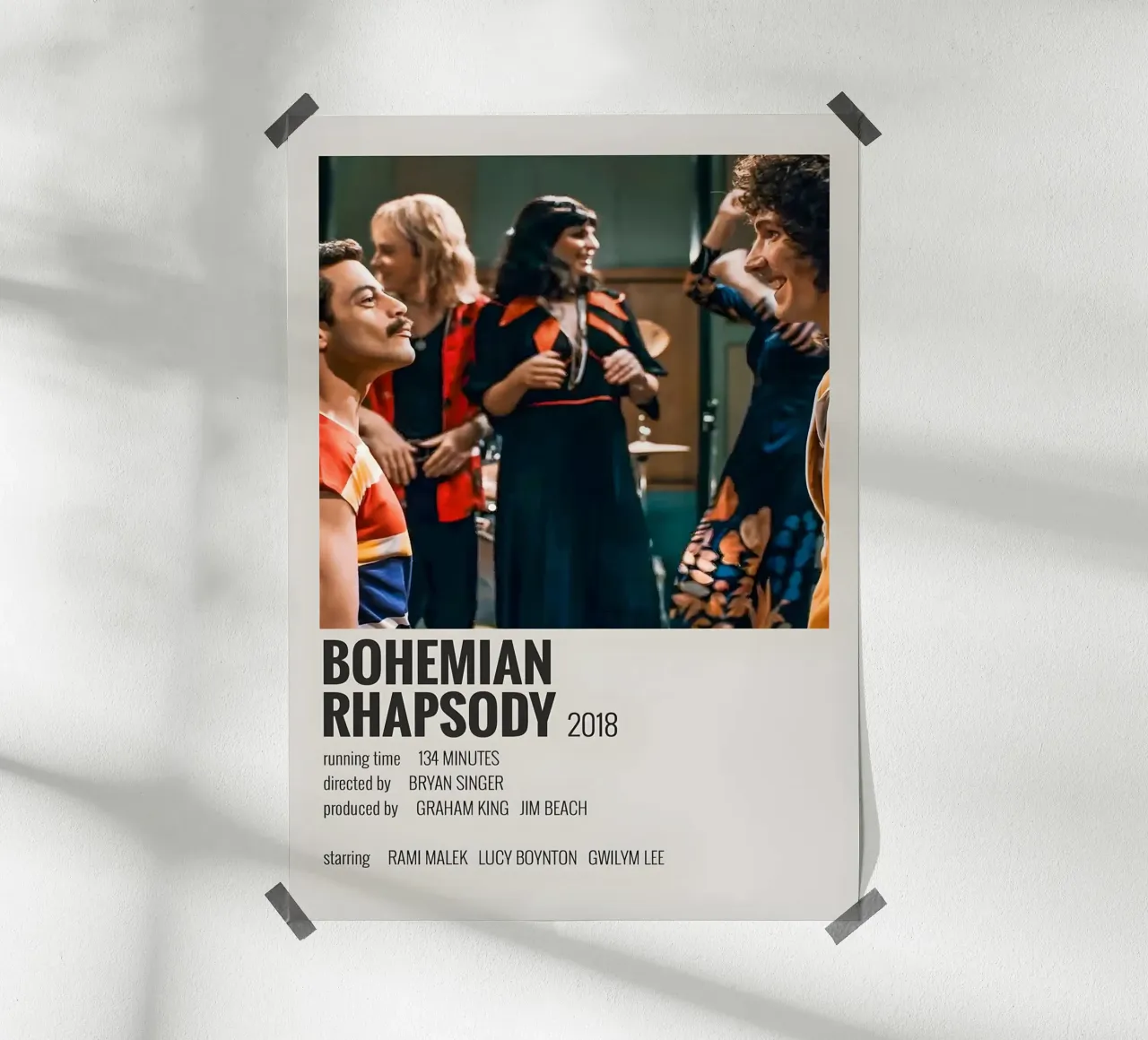 BOHEMIAN RHAPSODY 2018 carta hahnemühle da MVFminimalist
